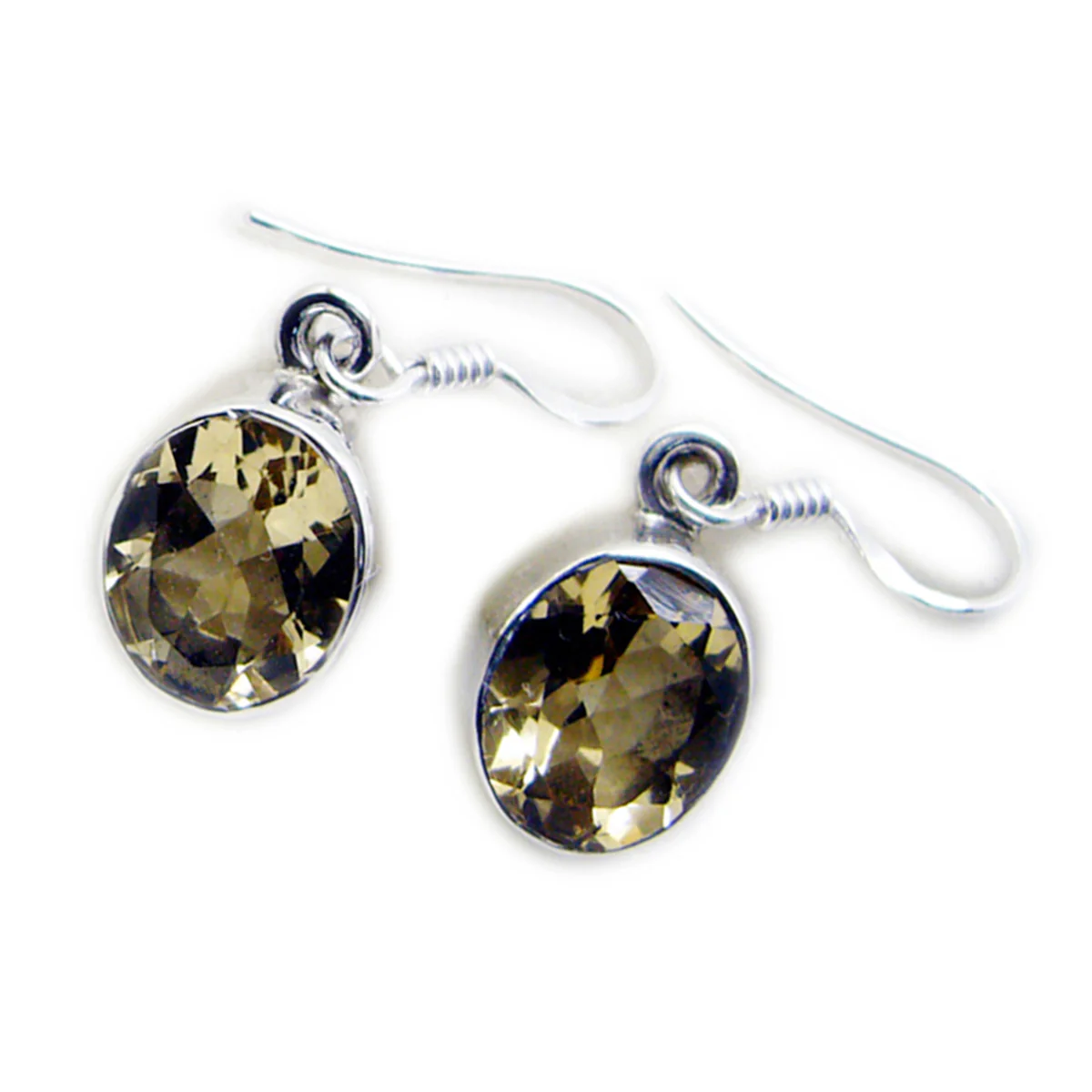 Citrine Spanish Emilia multiple Dangle Yellow 925 Sterling Silver Earring - Image 2