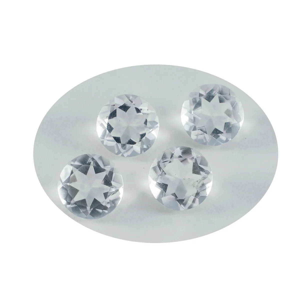 Crystal Quartz 1PC Chunky 13x13 MM Round Faceted White Natural Semi Precious Loose Gemstone - Image 2