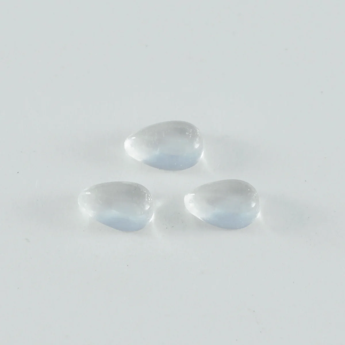 Crystal Quartz 1PC Large 8x12 MM Pear Cabochon White Sparkling semi Precious Gems