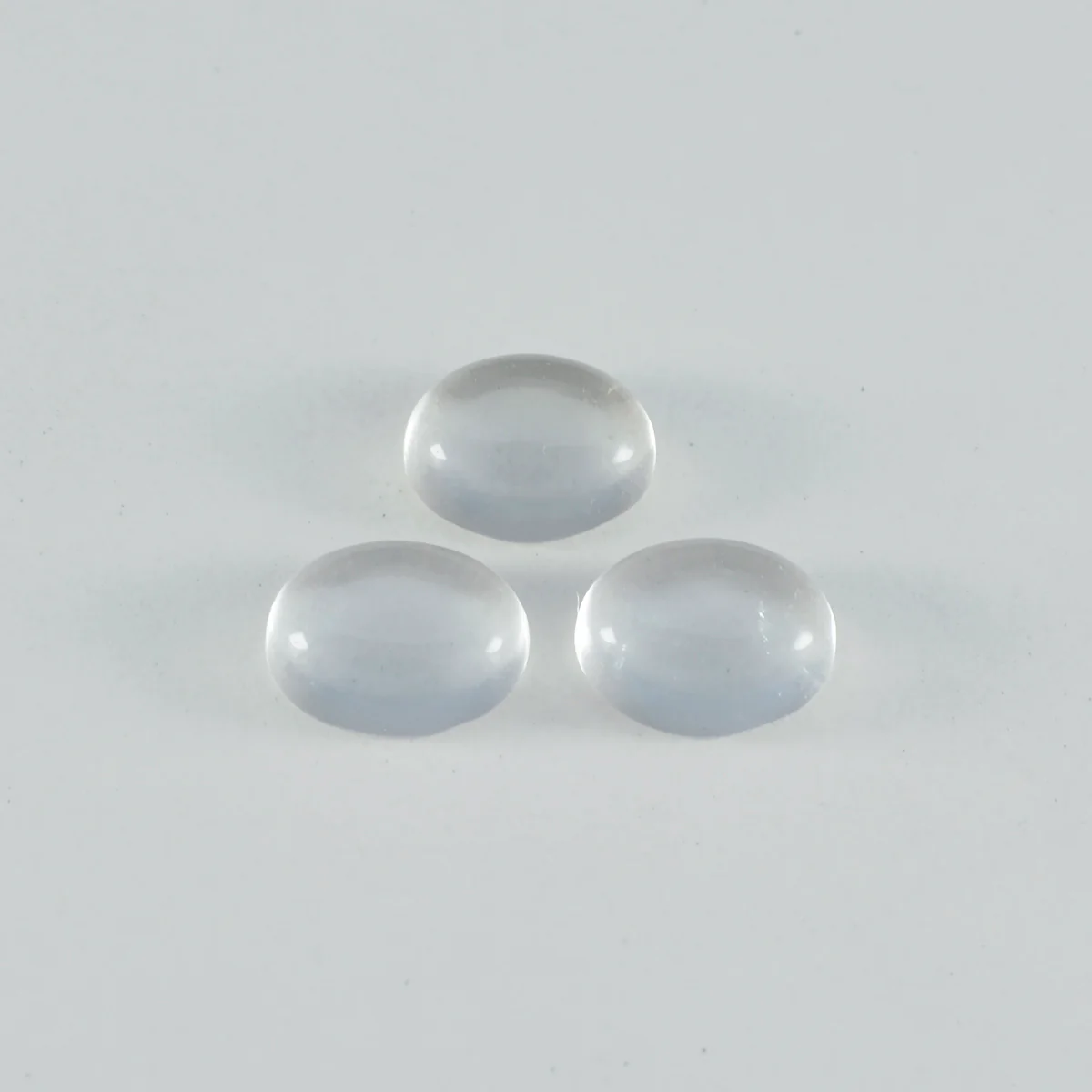 Crystal Quartz 1PC Tiny 5x7 MM Oval Cabochon White Genuine semi Precious Precious Gemstone
