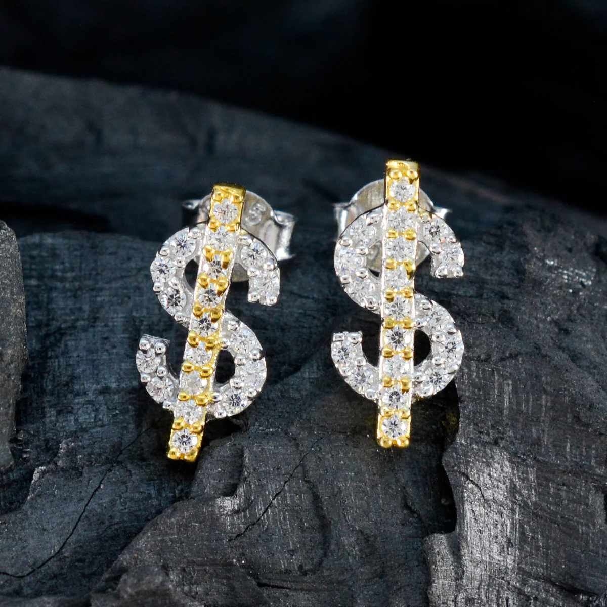 Cubic Zirconia Turkish María multiple Stud White 92.5 Silver Earring - Image 4