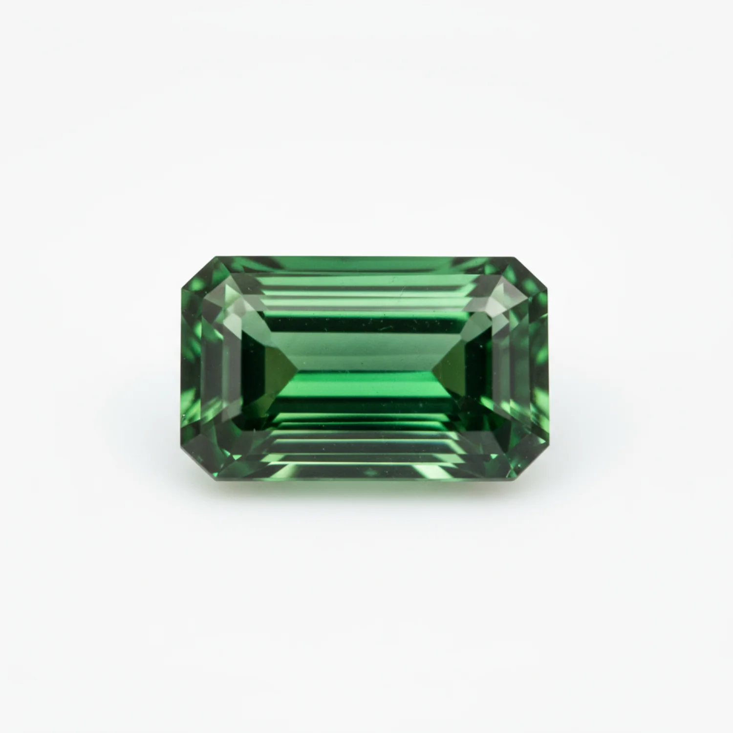 Emerald 10PC Tiny 2x4 MM Baguette Faceted Green Natural Precious Gems - Image 2