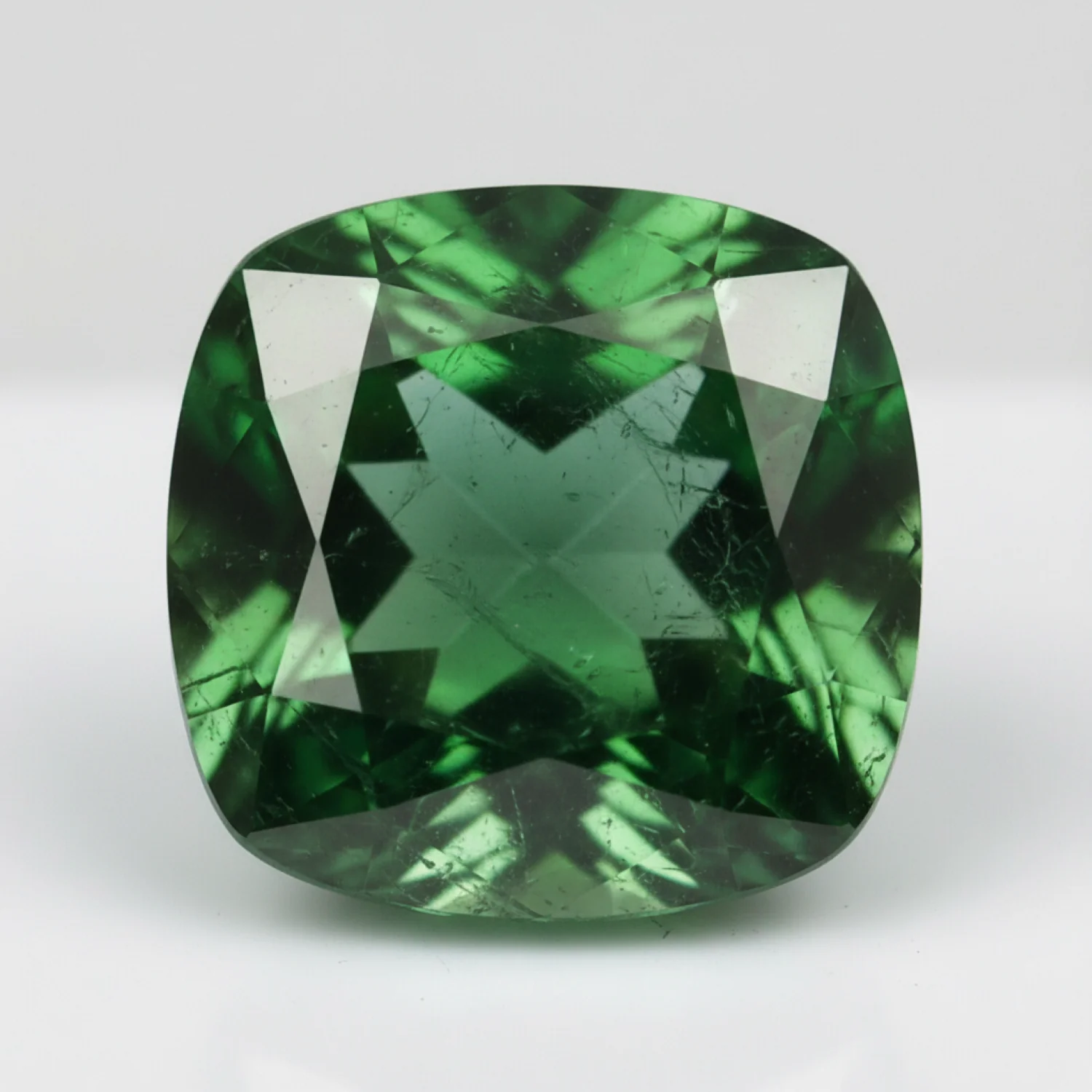 Emerald 1PC Large 12x12 MM Cushion Faceted Green High-Quality Precious Loose Gems - Image 2