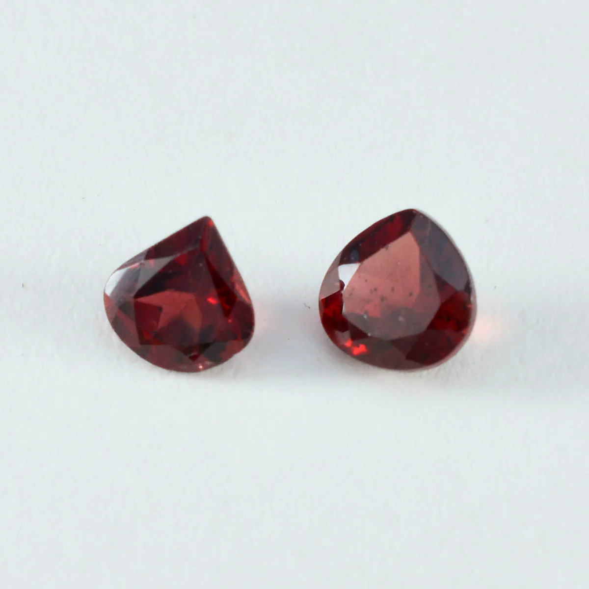 Garnet 10PC Tiny 3x3 MM Heart Faceted Red Fiery Semi Precious Loose Gemstone