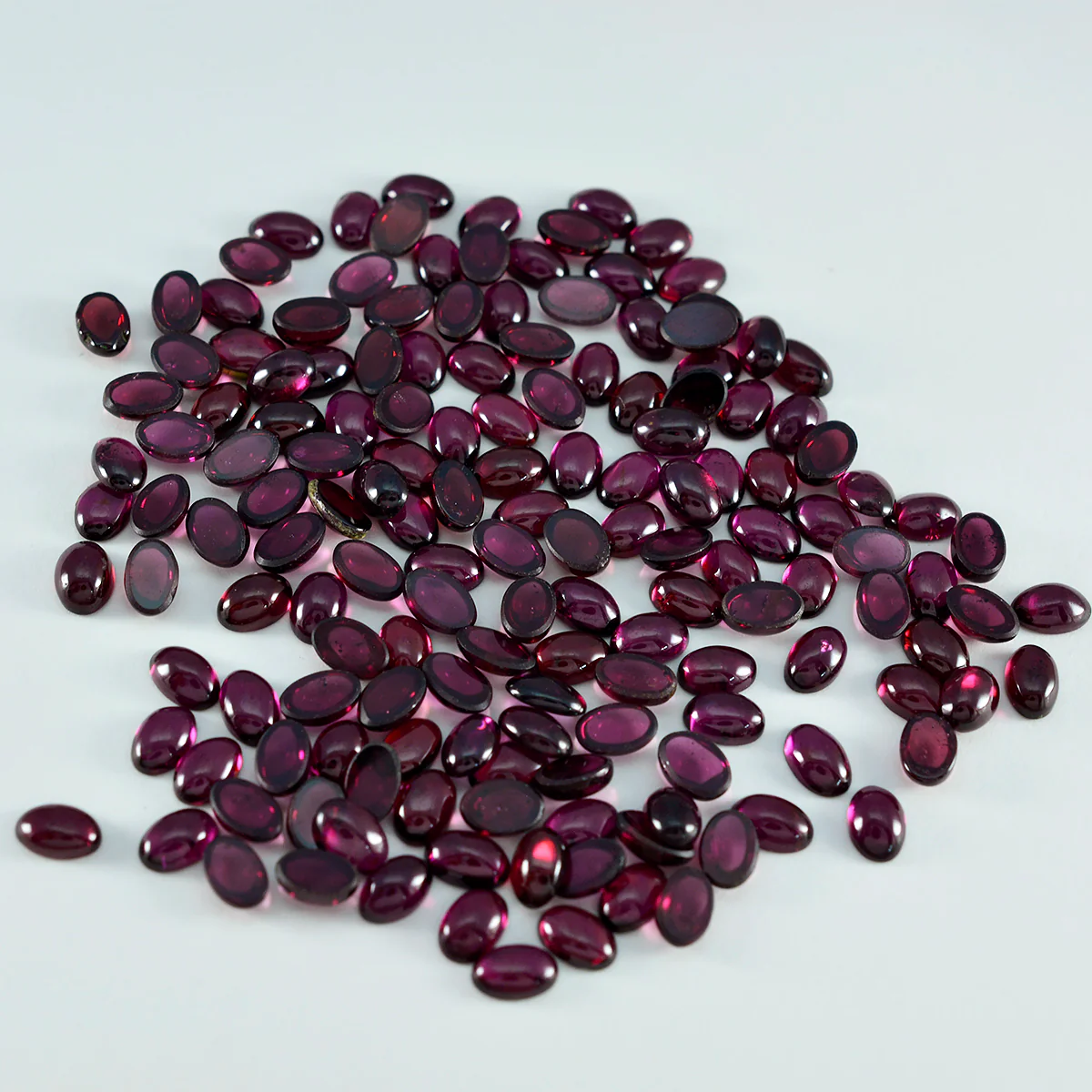 Garnet 10PC Tiny 3x5 MM Oval Cabochon Red Natural semi Precious Loose Gemstone - Image 4