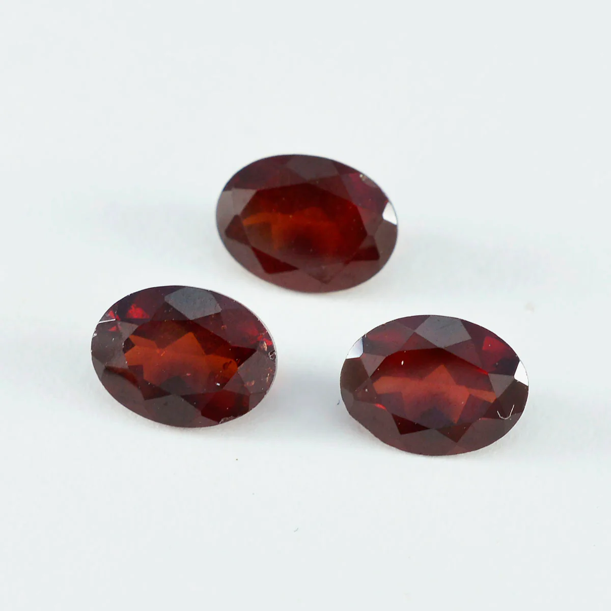 Garnet 1PC Large 9x11 MM Oval Faceted Red Shine Semi Precious Loose Gemstones - Image 4
