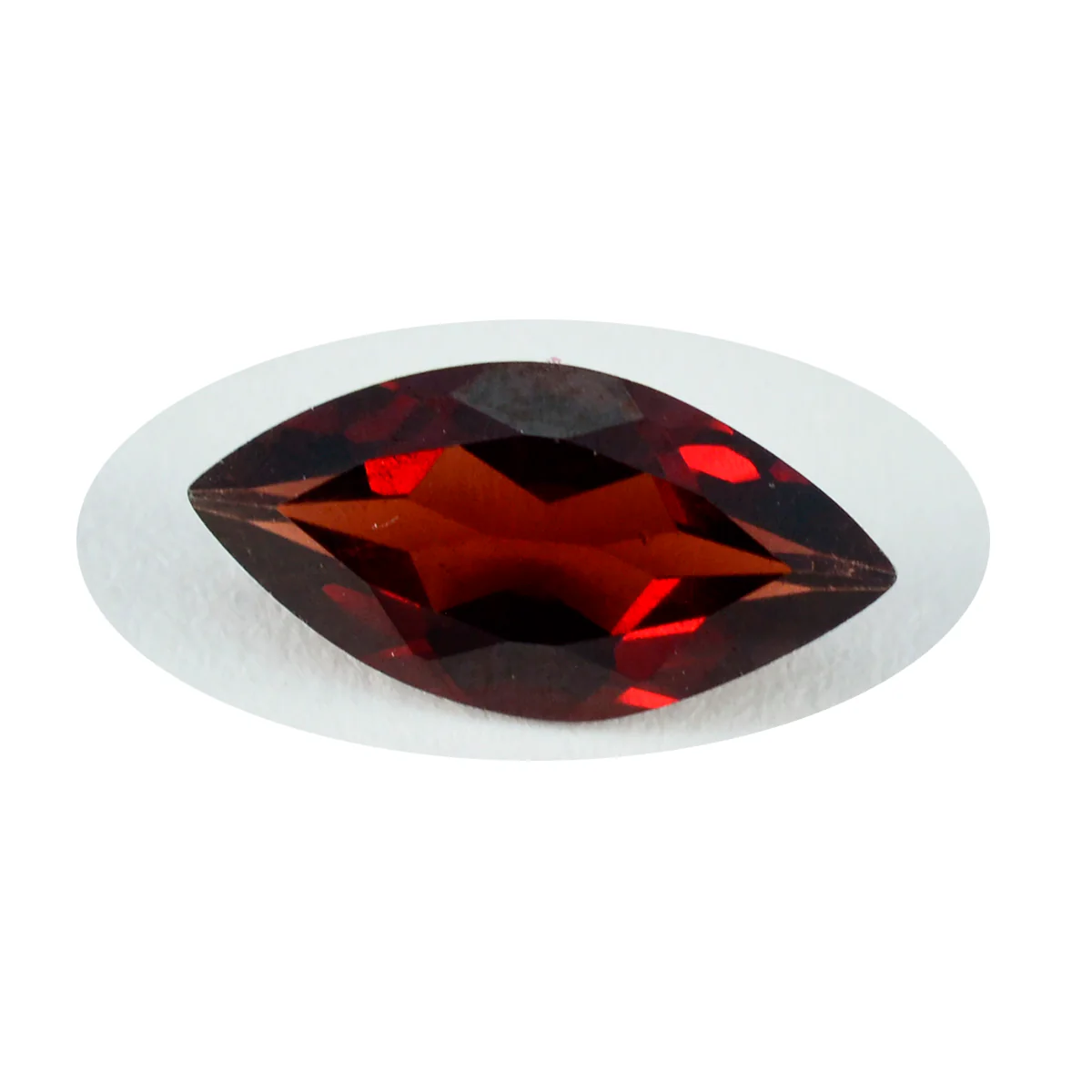 Garnet 1PC Small 5x10 MM Marquise Faceted Red Polished Semi Precious Loose Gemstones - Image 3