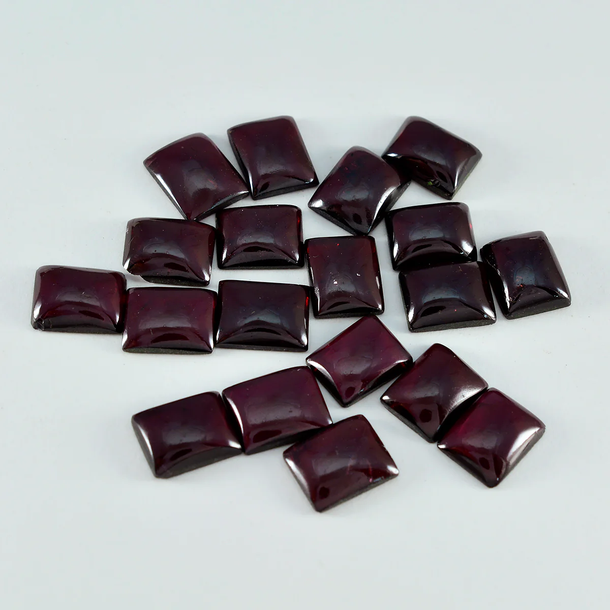 Garnet 1PC Small 6x9 MM Emerald Cabochon Red Sparkling semi Precious Semi Precious Gemstone