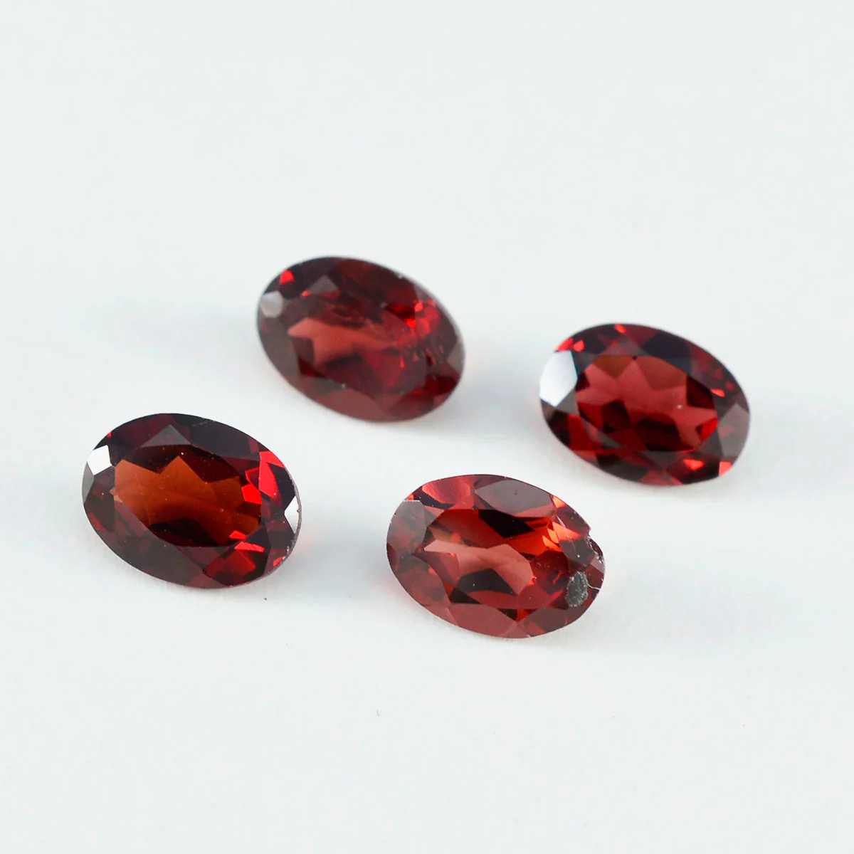 Garnet 1PC Small 7x9 MM Oval Faceted Red Splendid Semi Precious Gems - Image 4
