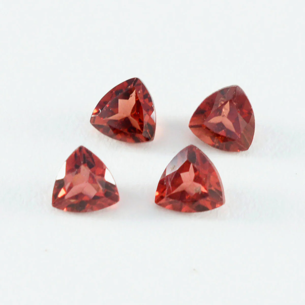 Garnet 1PC Small 8x8 MM Triangle Faceted Red Luster Semi Precious Loose Gemstones - Image 3
