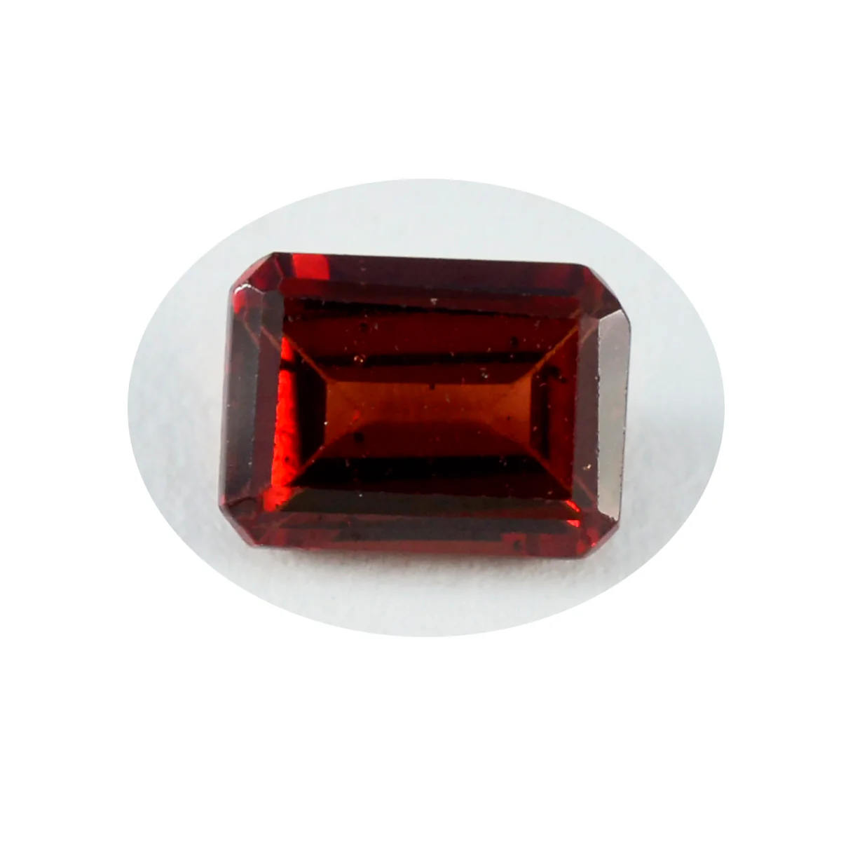 Garnet 1PC Tiny 5x7 MM Emerald Faceted Red Shine Semi Precious Loose Gems - Image 2