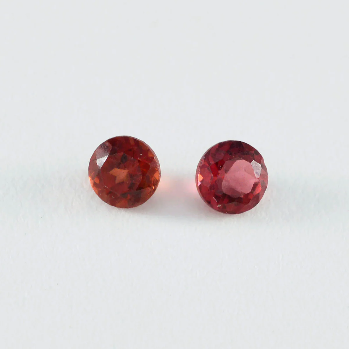 Garnet 1PC Tiny 6x6 MM Round Faceted Red Polished Semi Precious Loose Gems - Image 2