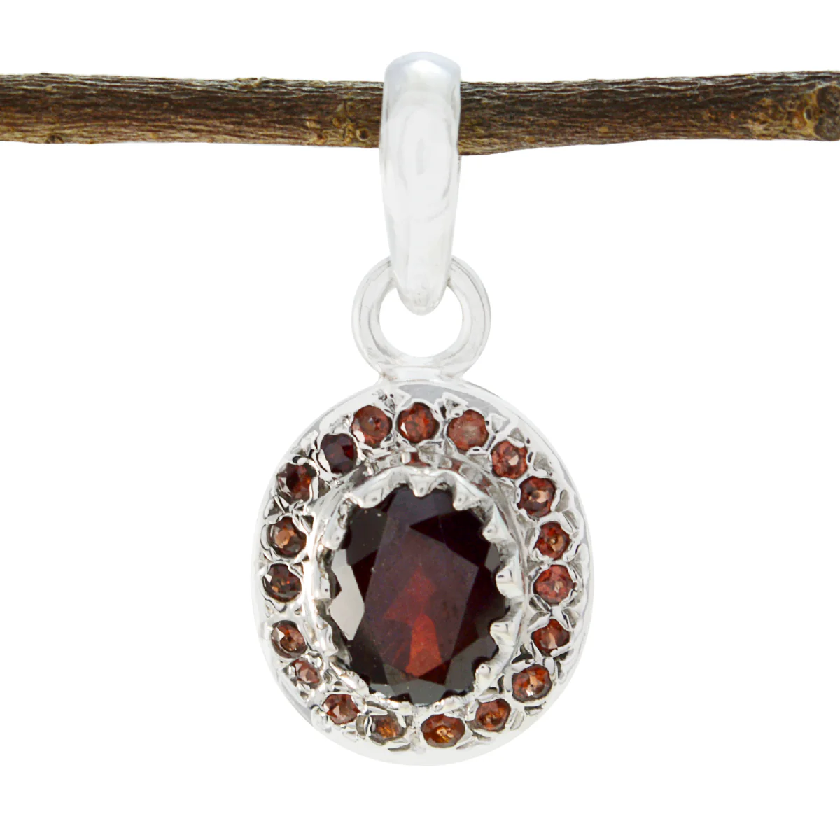 Garnet Whisper-thin Middle Eastern 925 Silver multiple Lili Trendy Red Pendant Jewelry