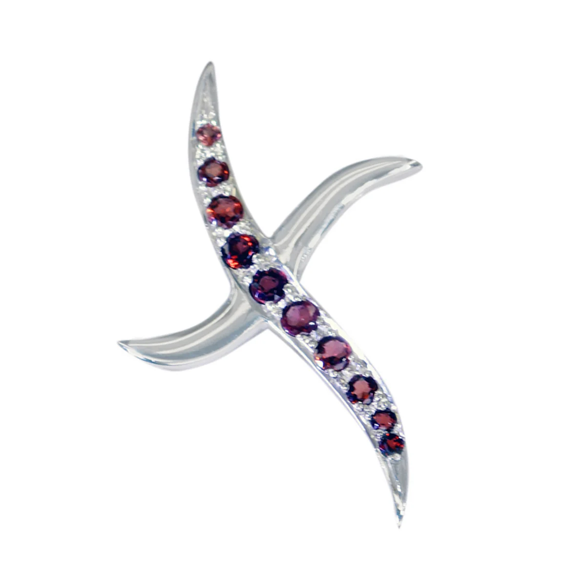 Garnet Whisper-thin Russian 925 Silver multiple Layla Armor Red Pendant Jewelry - Image 2