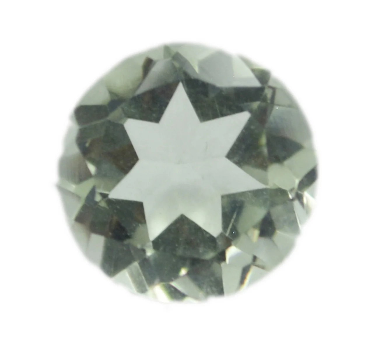 Green Amethyst 10PC Tiny 4x4 MM Round Faceted Green Brilliant Semi Precious Loose Gems - Image 4