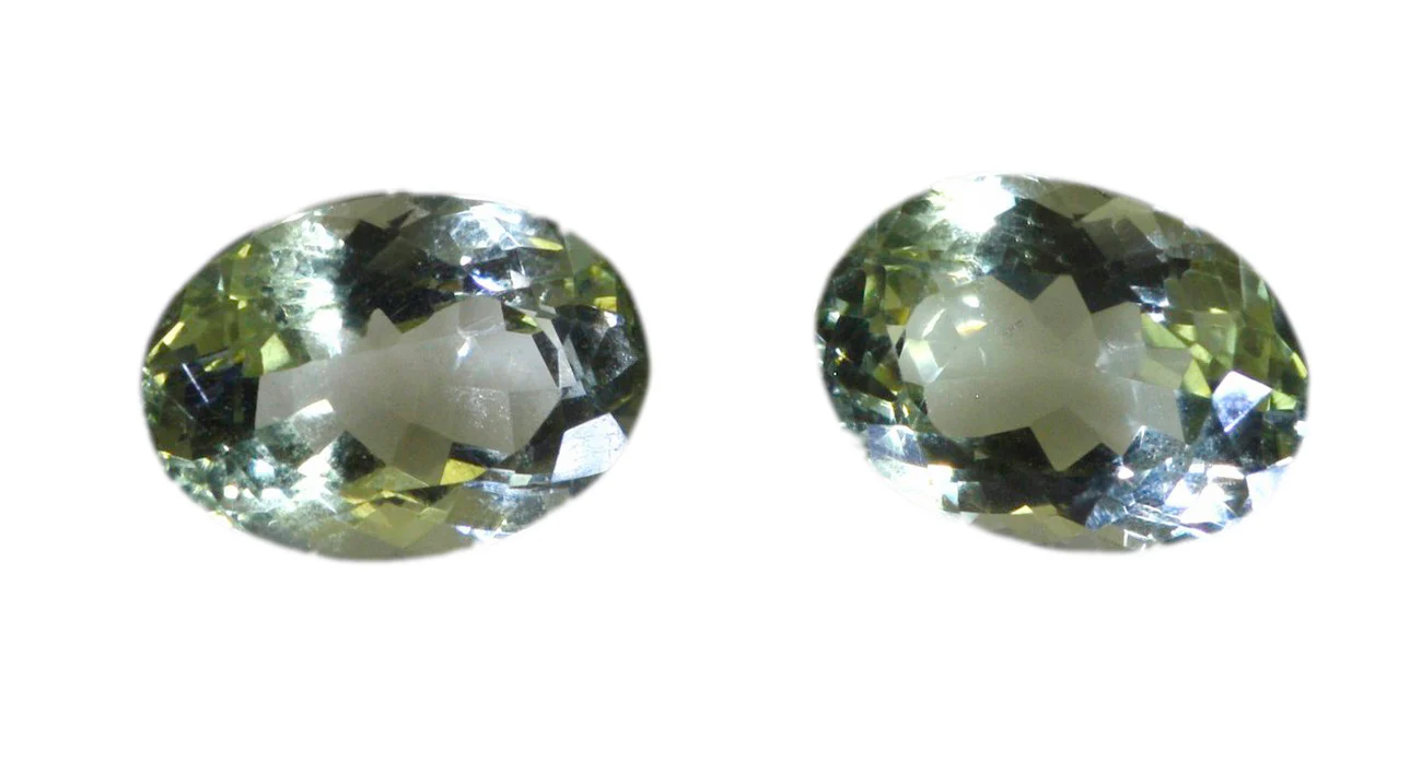 Green Amethyst 1PC Chunky 13x18 MM Oval Faceted Green Pure Semi Precious Loose Gemstones - Image 2