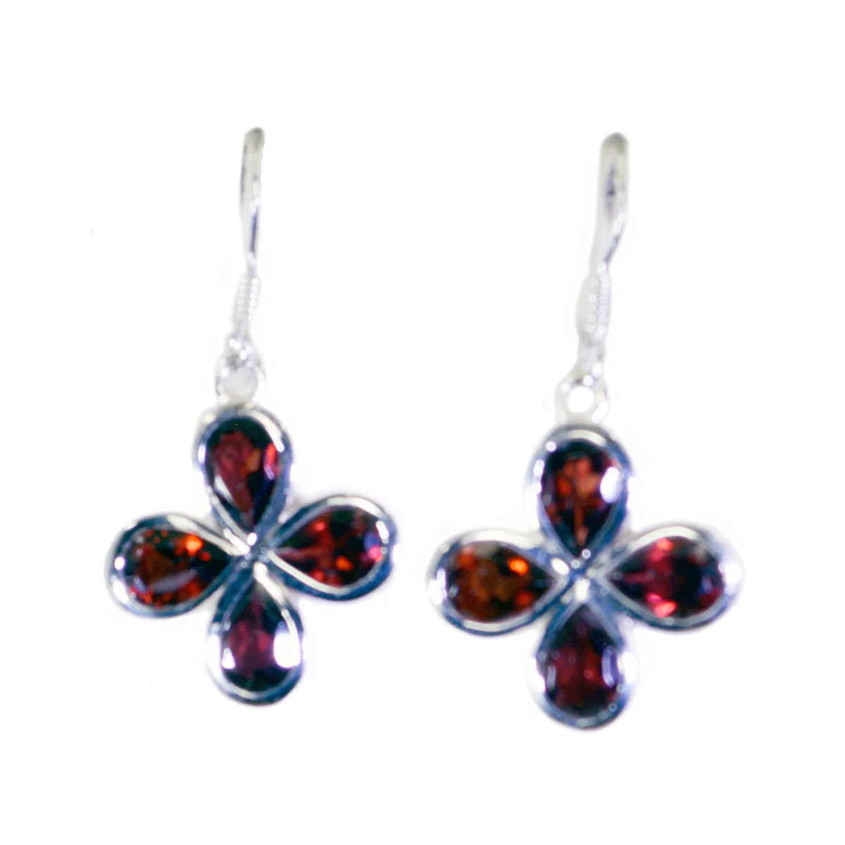 Green Amethyst Japanese Lorena multiple Dangle Green 925 Sterling Silver Earring
