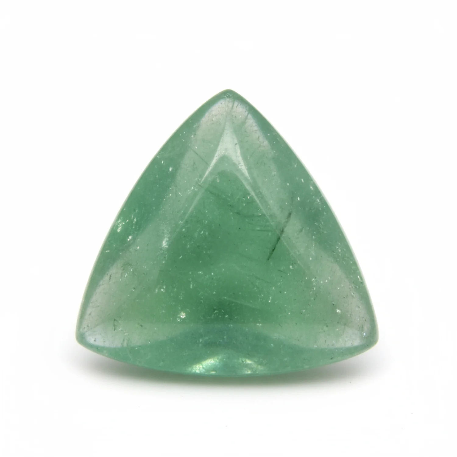 Green Aventurine 1PC Medium 9x9 MM Triangle Cabochon Green Superior semi Precious Gems - Image 2