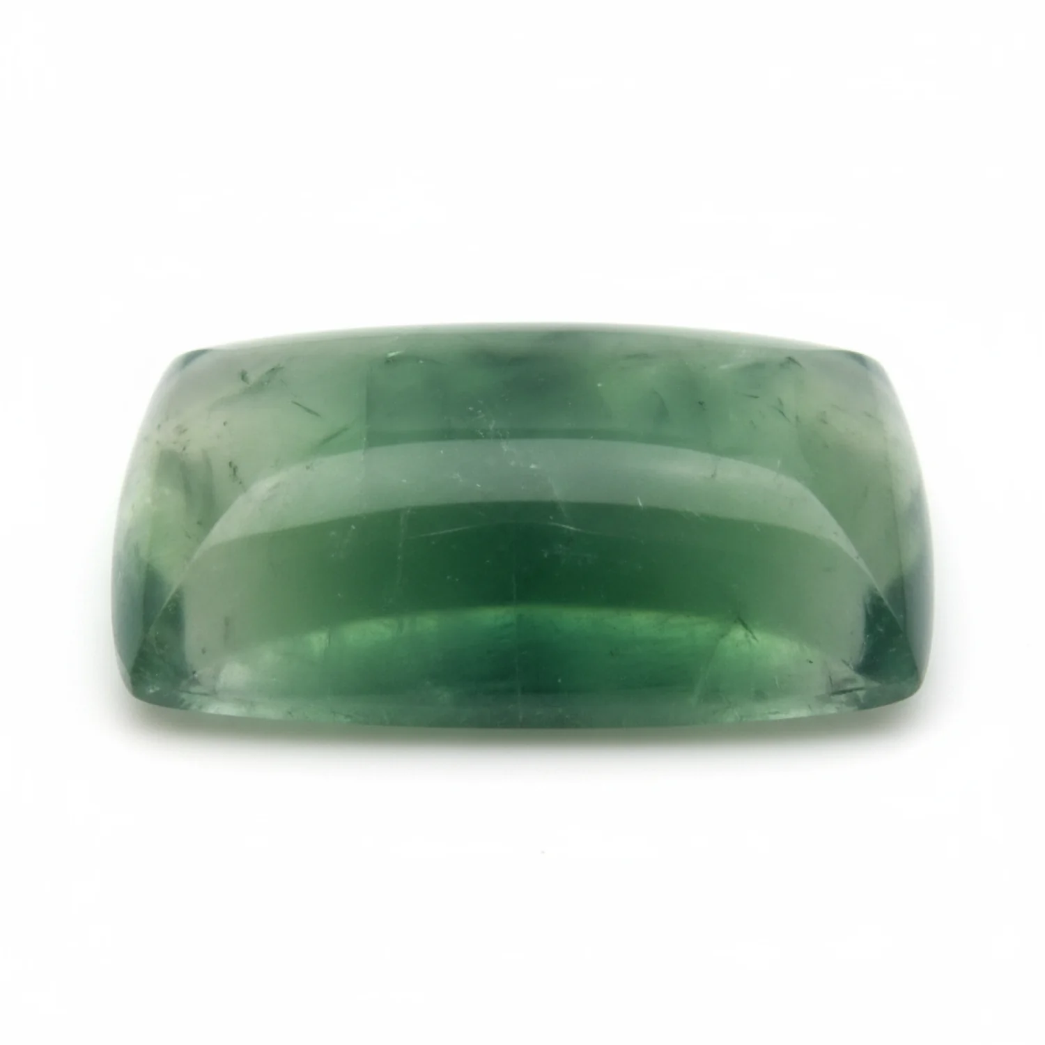 Green Fluorite 1PC Small 6x12 MM Baguette Cabochon Green Brilliant semi Precious Loose Gems - Image 2