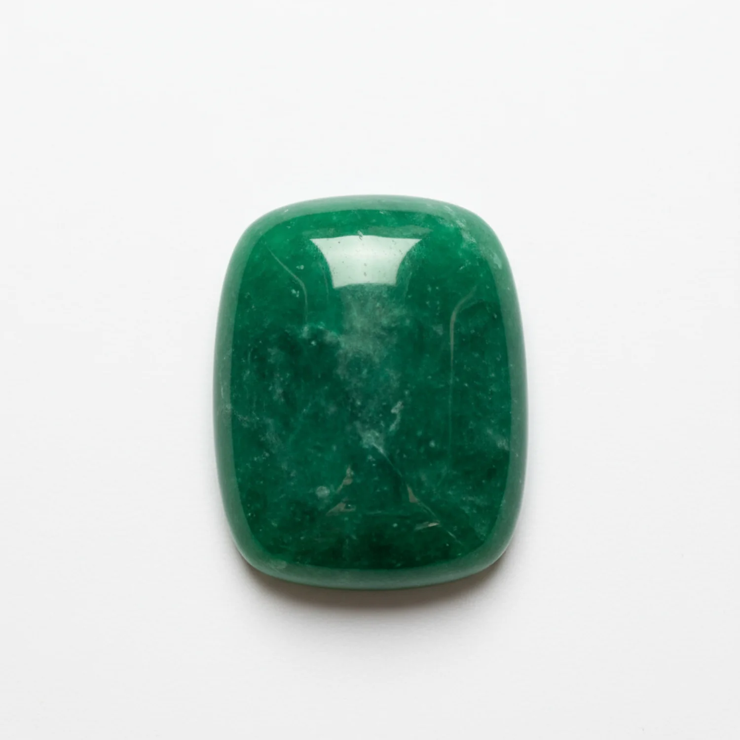 Green Jade 1PC Small 6x8 MM Emerald Cabochon Green Superior semi Precious Semi Precious Gemstone