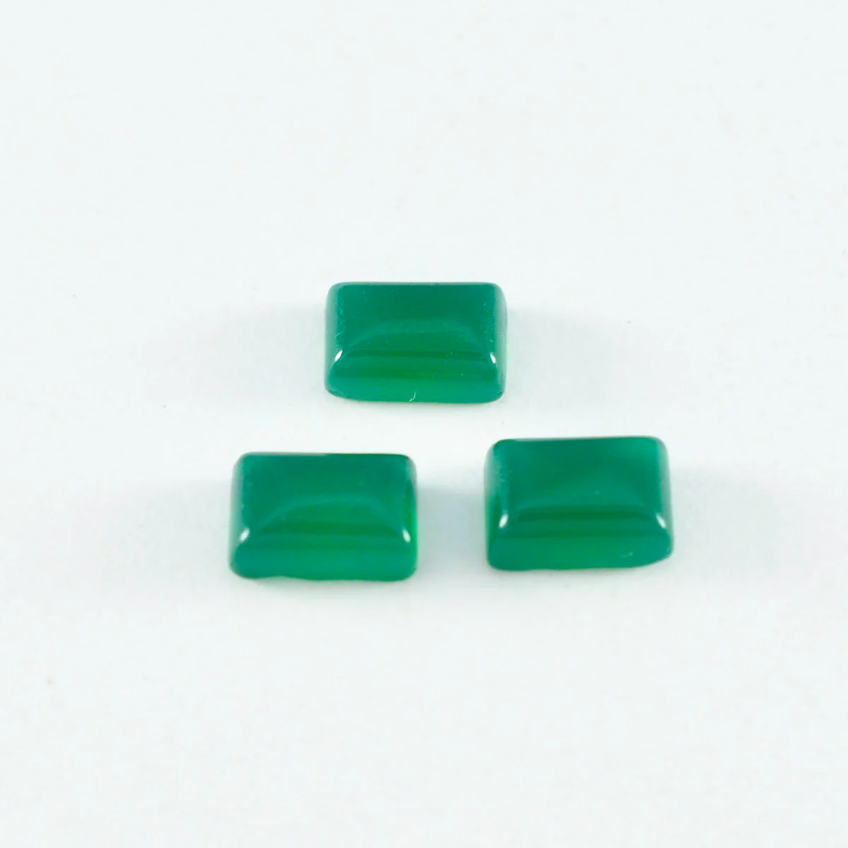 Green Onyx 1PC Small 7x9 MM Emerald Cabochon Green Natural semi Precious Semi Precious Gemstone - Image 4