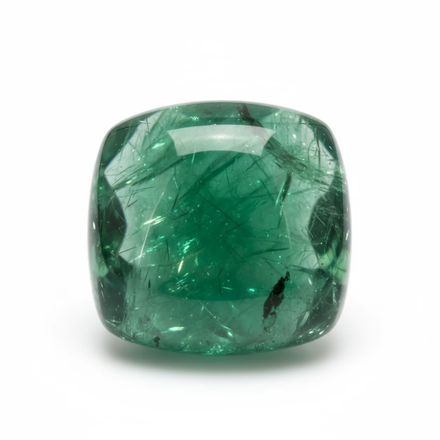 Green Tourmaline 10PC Tiny 5x5 MM Cushion Cabochon Green Fiery semi Precious Semi Precious Gemstone