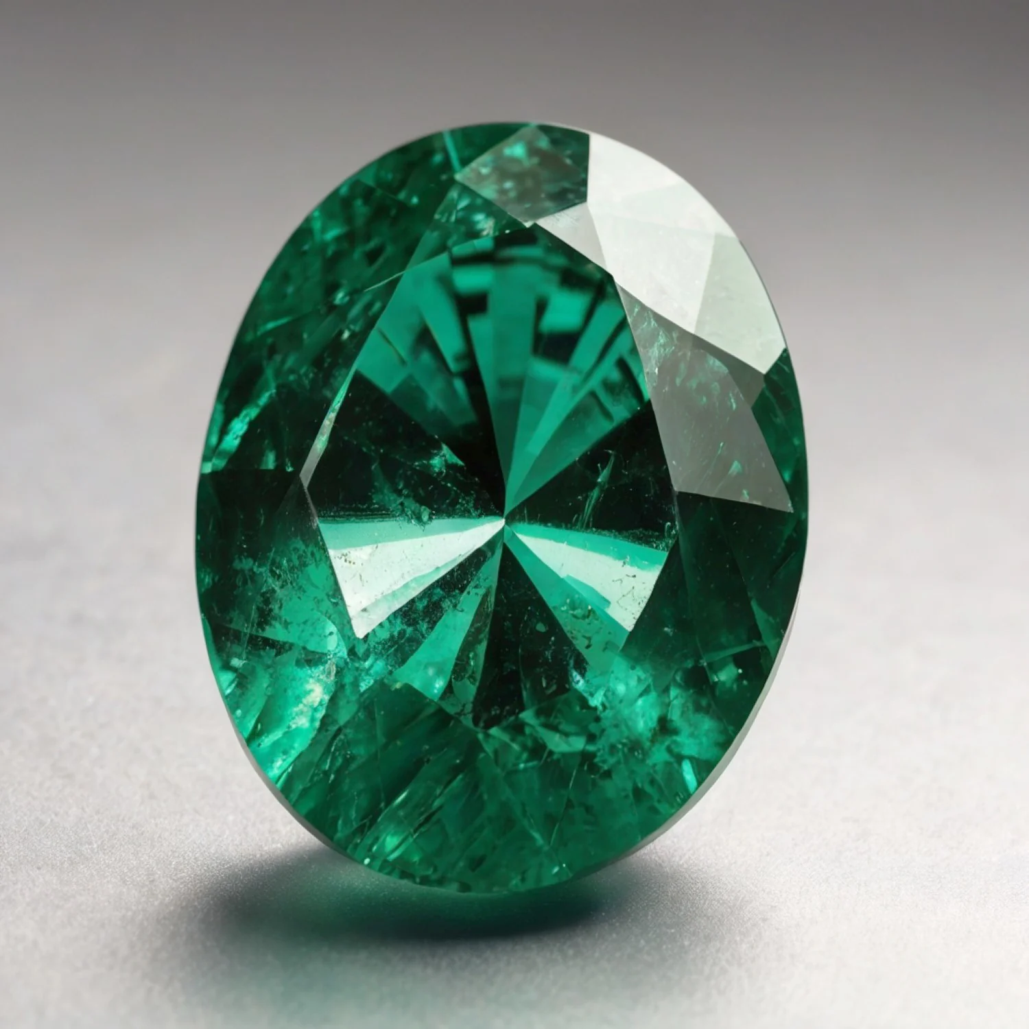 Green Tourmaline 1PC Chunky 12x16 MM Oval Faceted Green Fiery Semi Precious Gems - Image 2