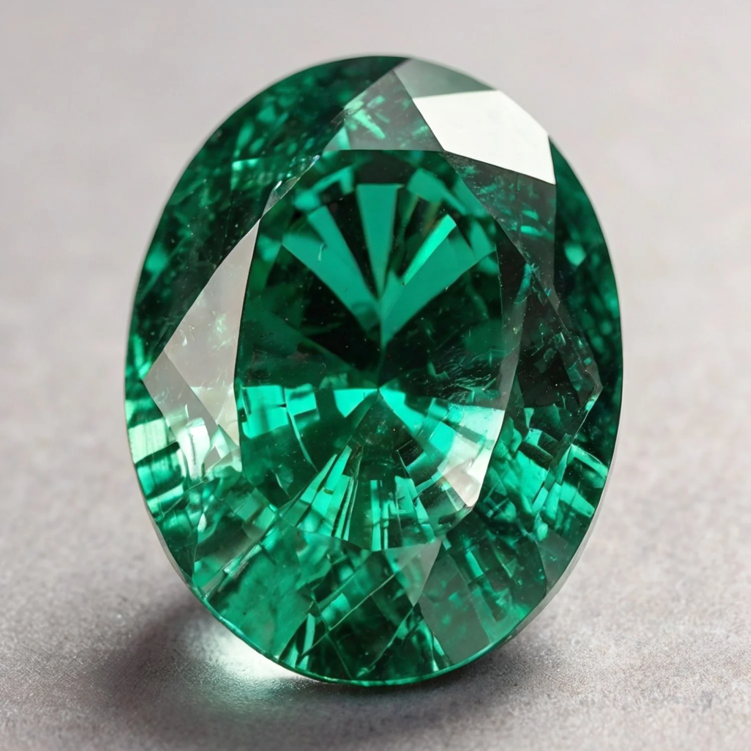 Green Tourmaline 1PC Chunky 13x18 MM Oval Faceted Green Brilliant Semi Precious Loose Gems - Image 2