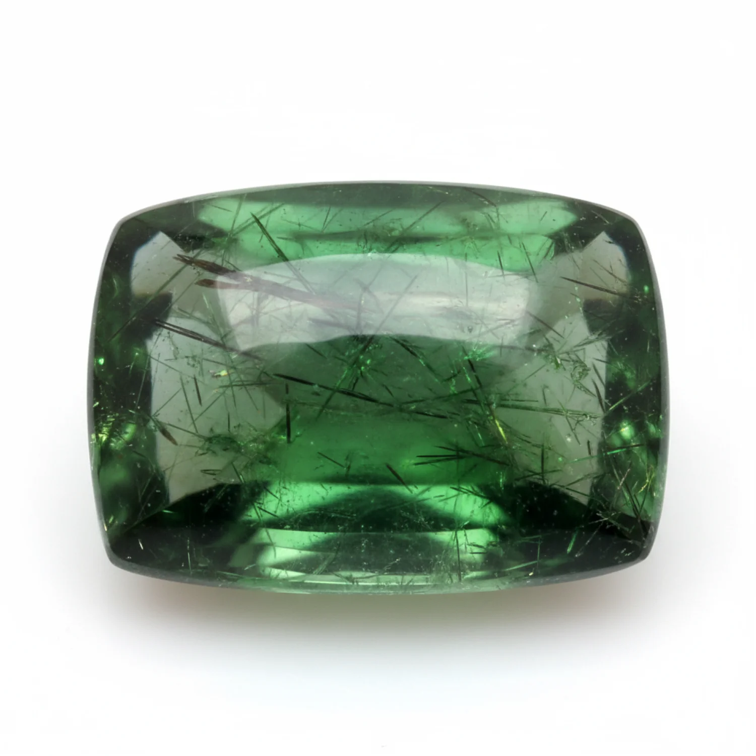 Green Tourmaline 1PC Small 7x9 MM Emerald Cabochon Green Splendid semi Precious Loose Gemstone - Image 2