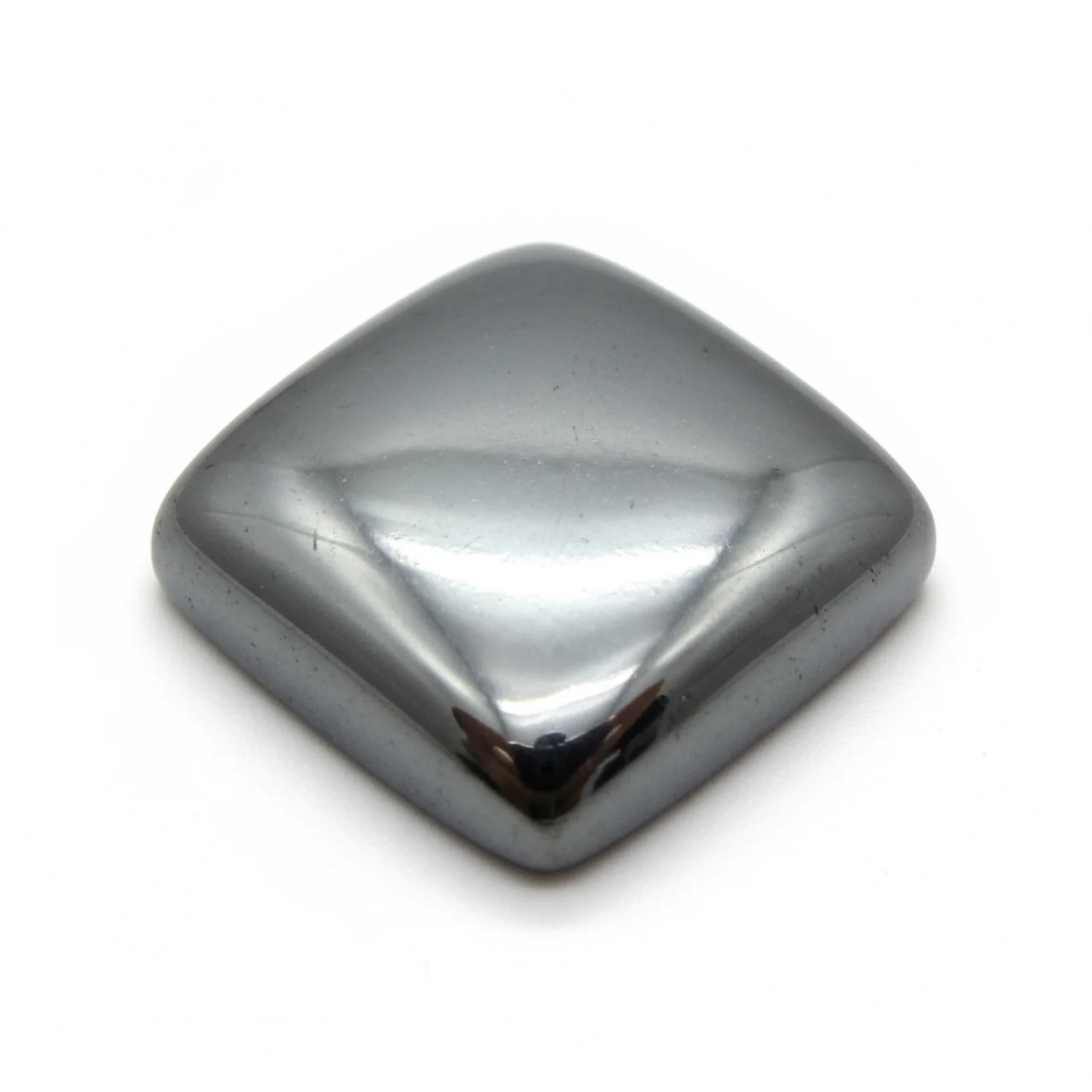 Hematite (Gunmetal) 10PC Tiny 3x3 MM Square Cabochon Gray Superior semi Precious Semi Precious Gemstone - Image 2