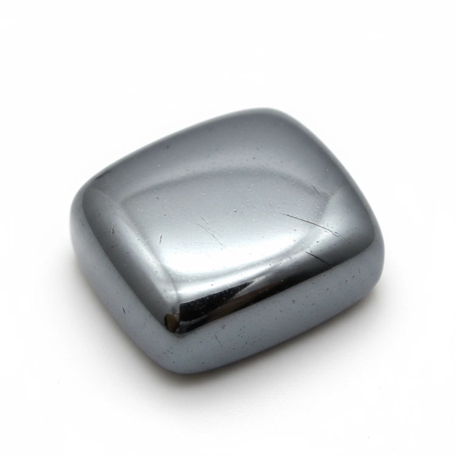 Hematite (Gunmetal) 10PC Tiny 4x4 MM Cushion Cabochon Gray Fine semi Precious Gems - Image 2