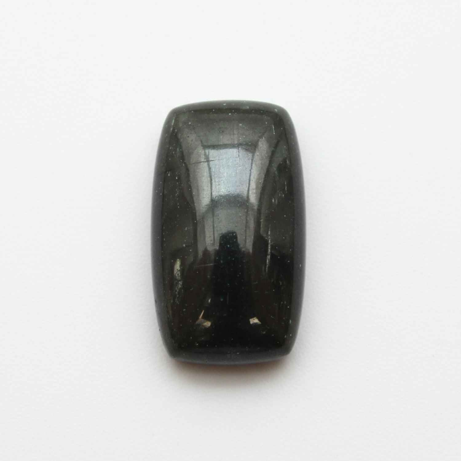 Hematite (Gunmetal) 1PC Tiny 5x7 MM Emerald Cabochon Gray Superior semi Precious Semi Precious Gemstone - Image 2