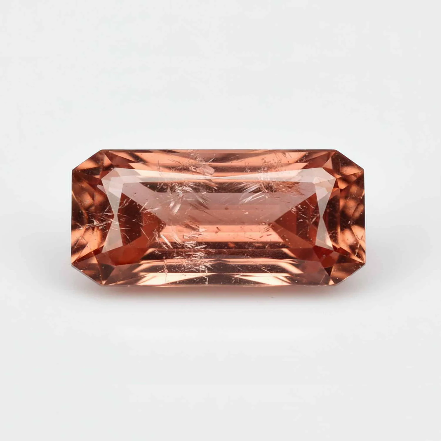 Hessonite Garnet (Gomed) 10PC Tiny 2x4 MM Baguette Faceted Red Pure Precious Loose Gems