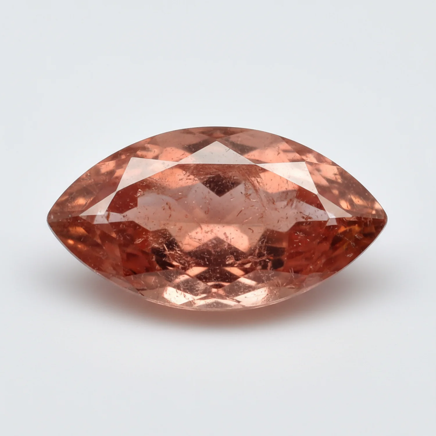 Hessonite Garnet (Gomed) 10PC Tiny 2x4 MM Marquise Faceted Red Shine Precious Loose Gemstones - Image 2