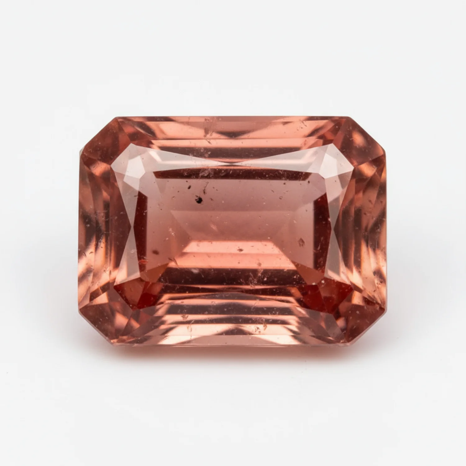Hessonite Garnet (Gomed) 1PC Chunky 13x18 MM Emerald Faceted Red Fine Precious Gems