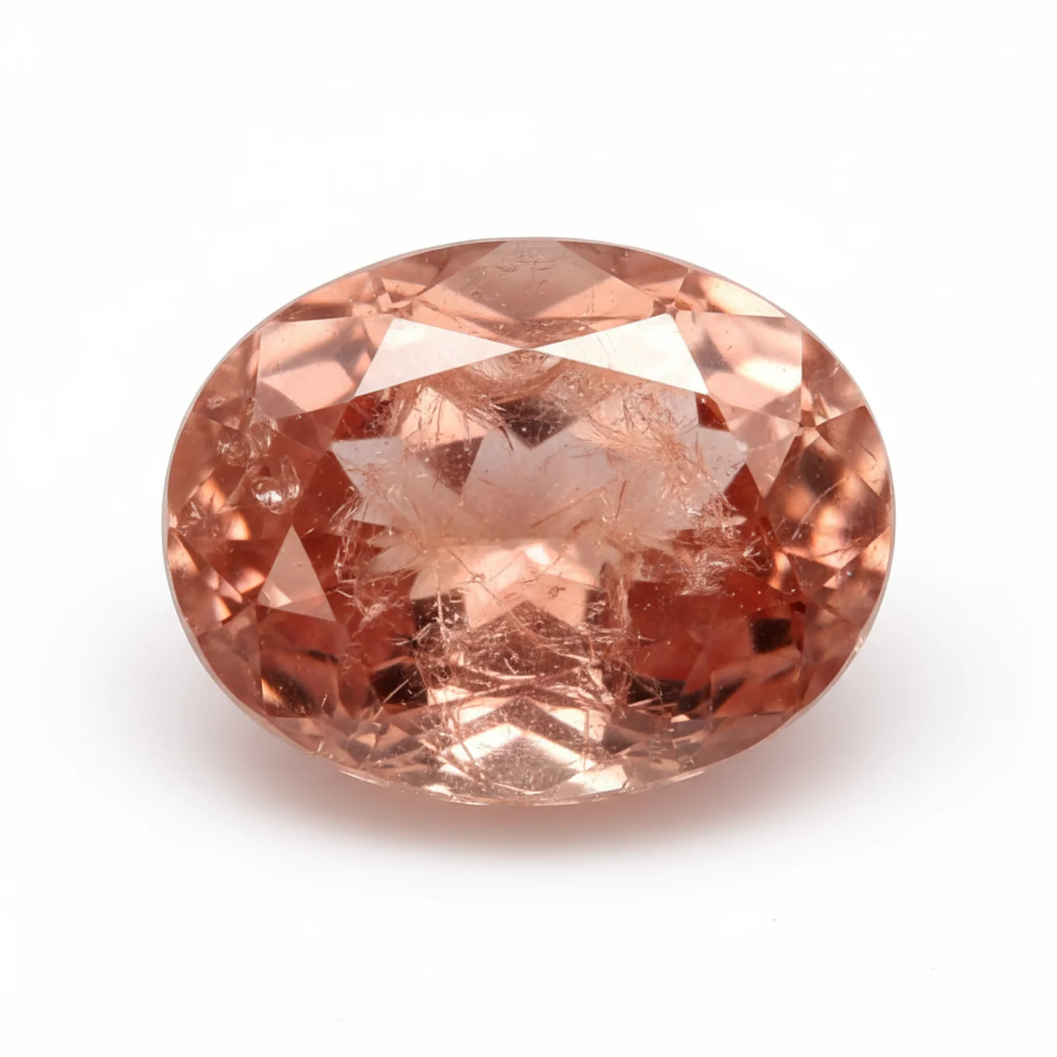 Hessonite Garnet (Gomed) 1PC Small 7x9 MM Oval Faceted Red Fine Precious Gems