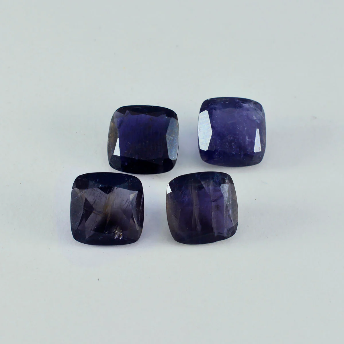 Iolite 1PC Chunky 13x18 MM Emerald Faceted Blue High-Quality Semi Precious Loose Gemstones