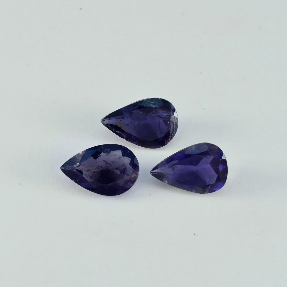 Iolite 1PC Chunky 13x18 MM Pear Faceted Blue Pure Semi Precious Loose Gems - Image 2