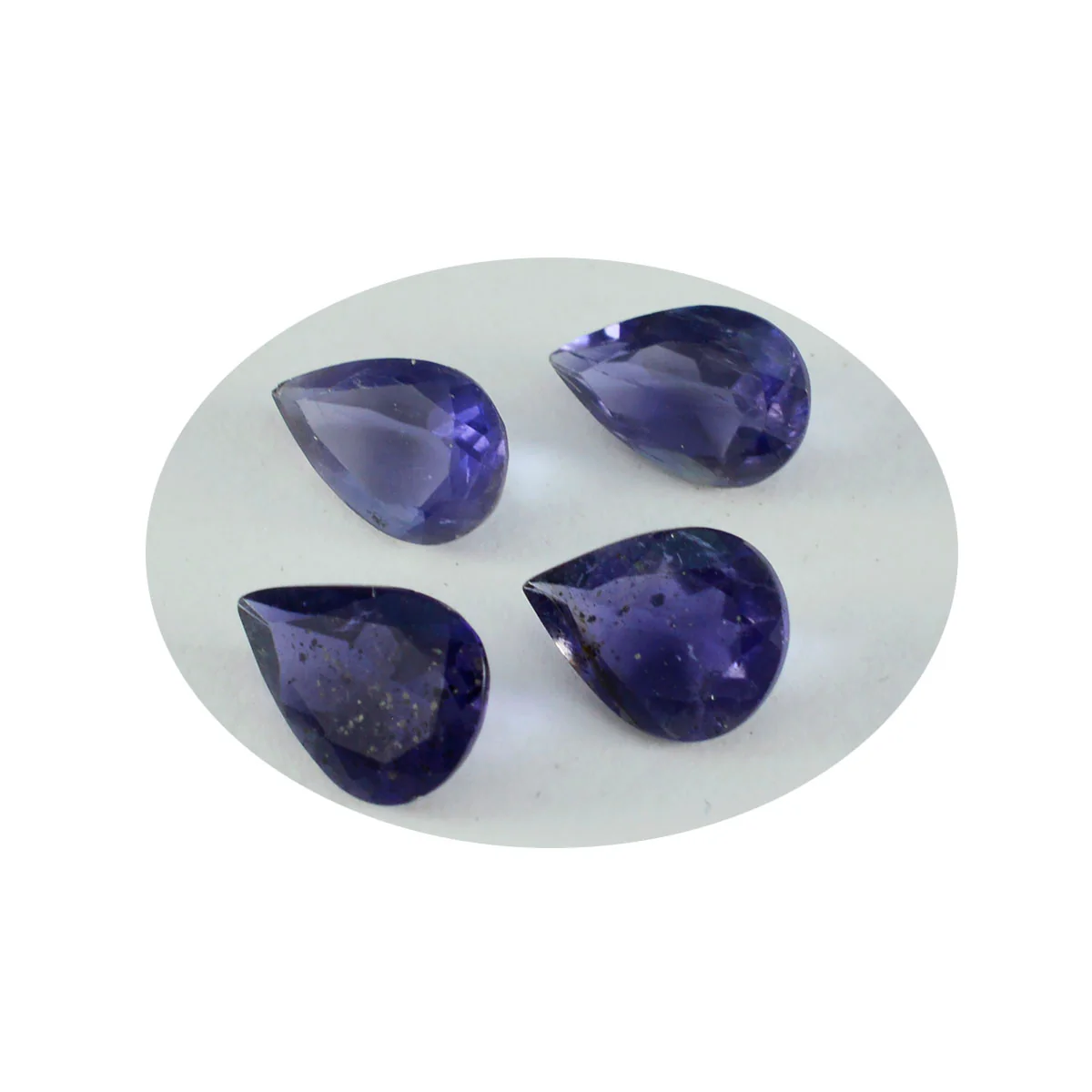 Iolite 1PC Chunky 13x18 MM Pear Faceted Blue Pure Semi Precious Loose Gems - Image 4