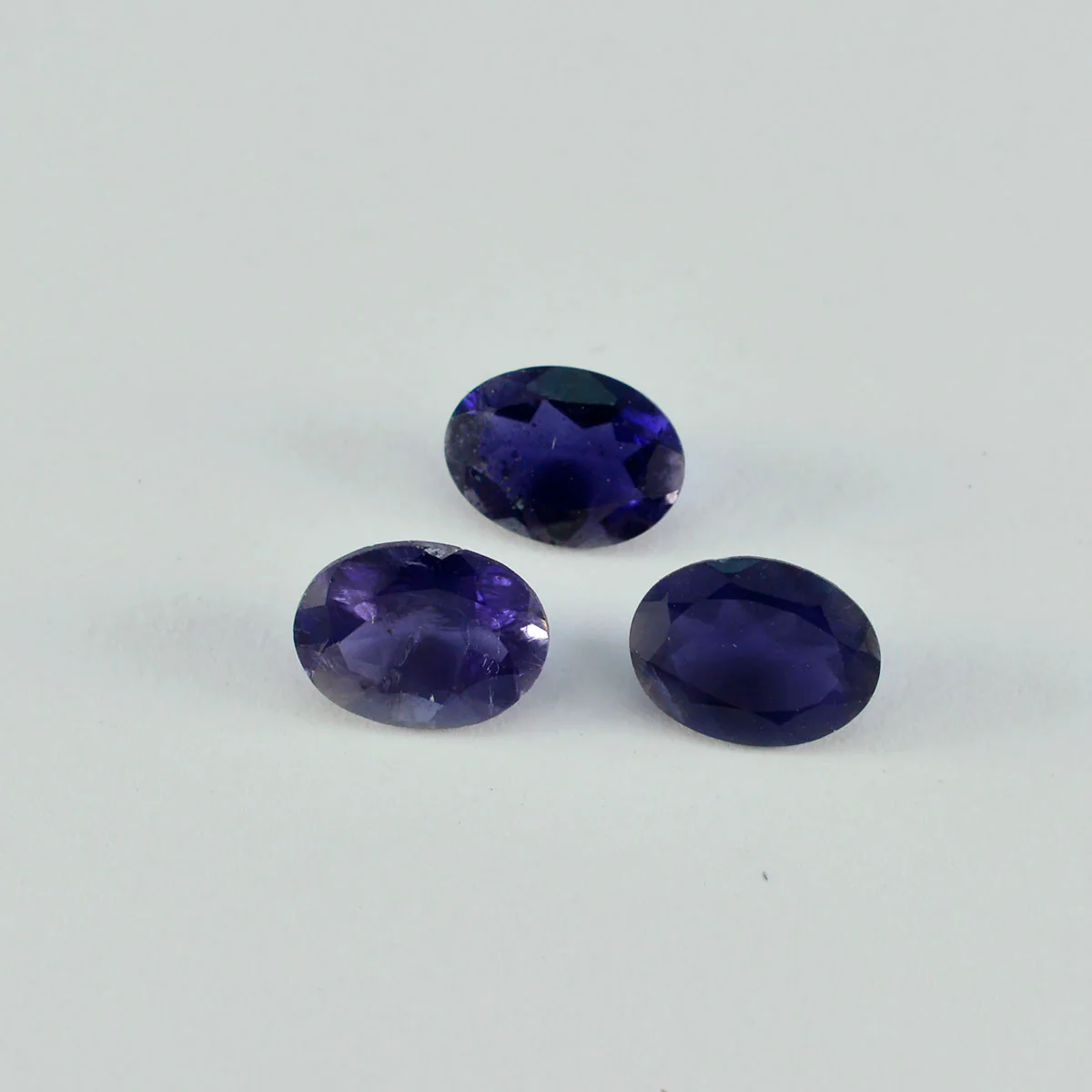 Iolite 1PC Medium 8x10 MM Oval Faceted Blue Genuine Semi Precious Loose Gems - Image 4