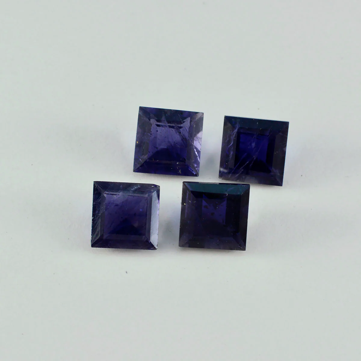 Iolite 1PC Medium 9x9 MM Square Faceted Blue Lustrous Semi Precious Loose Gemstone - Image 2