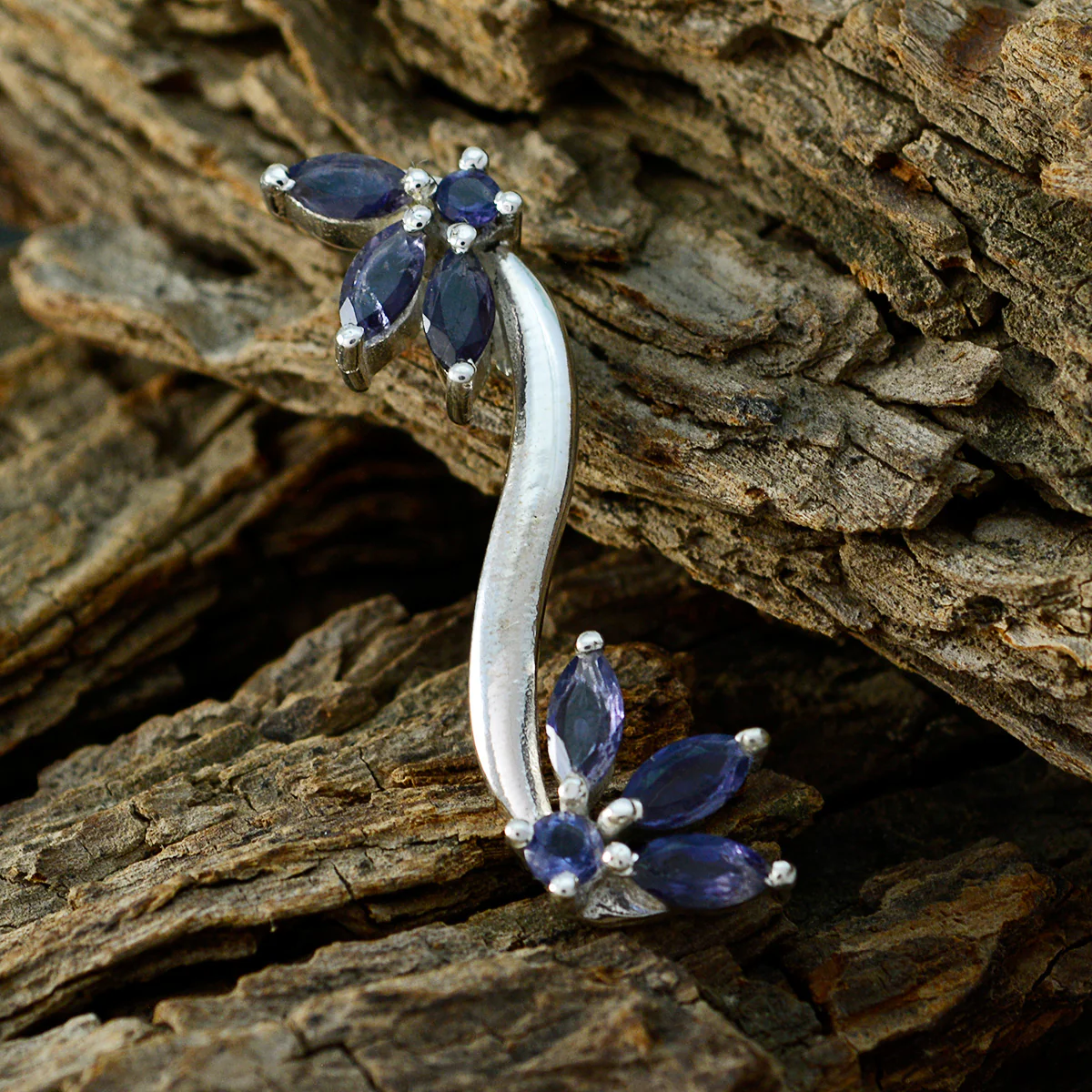 Iolite Dainty Turkish 92.5 Silver multiple Ana Fairytale Blue Pendant Jewellery - Image 2