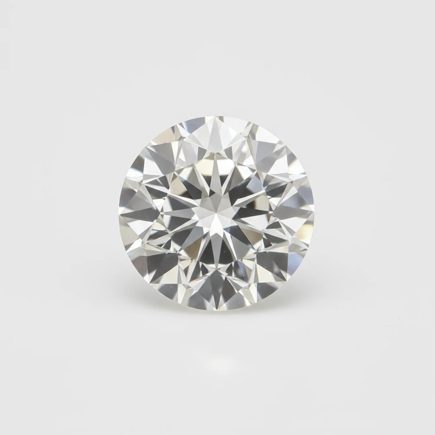 Lab Grown Diamond 1PC Chunky 14x14 MM Round Faceted White Genuine Man Made Loose Gems - Image 2