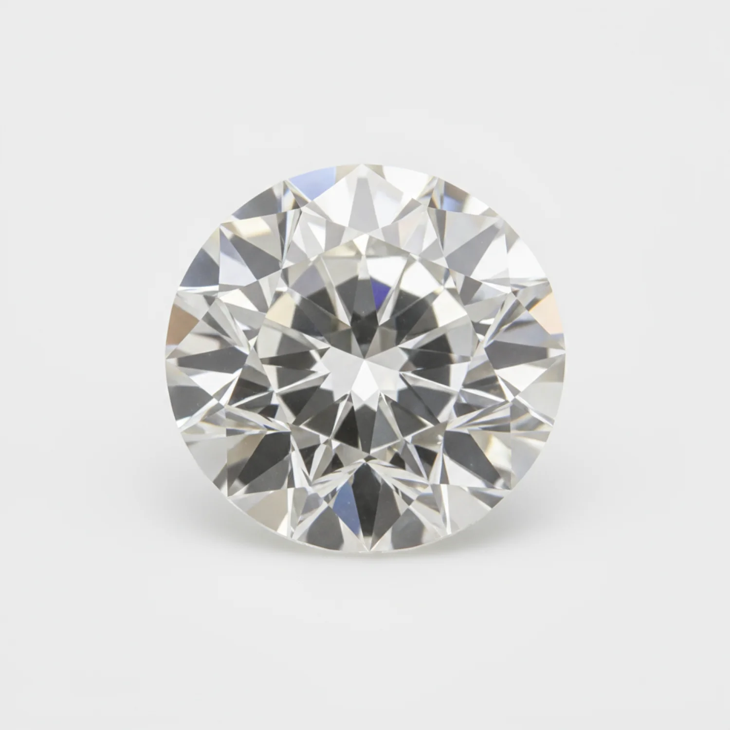 Lab Grown Diamond 1PC Large 10x10 MM Round Faceted White Shine Man Made Loose Gems - Image 2
