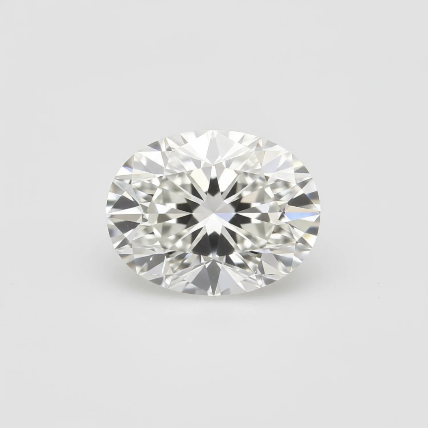Lab Grown Diamond 1PC Large 10x14 MM Oval Faceted White Fine Man Made Gems - Image 2