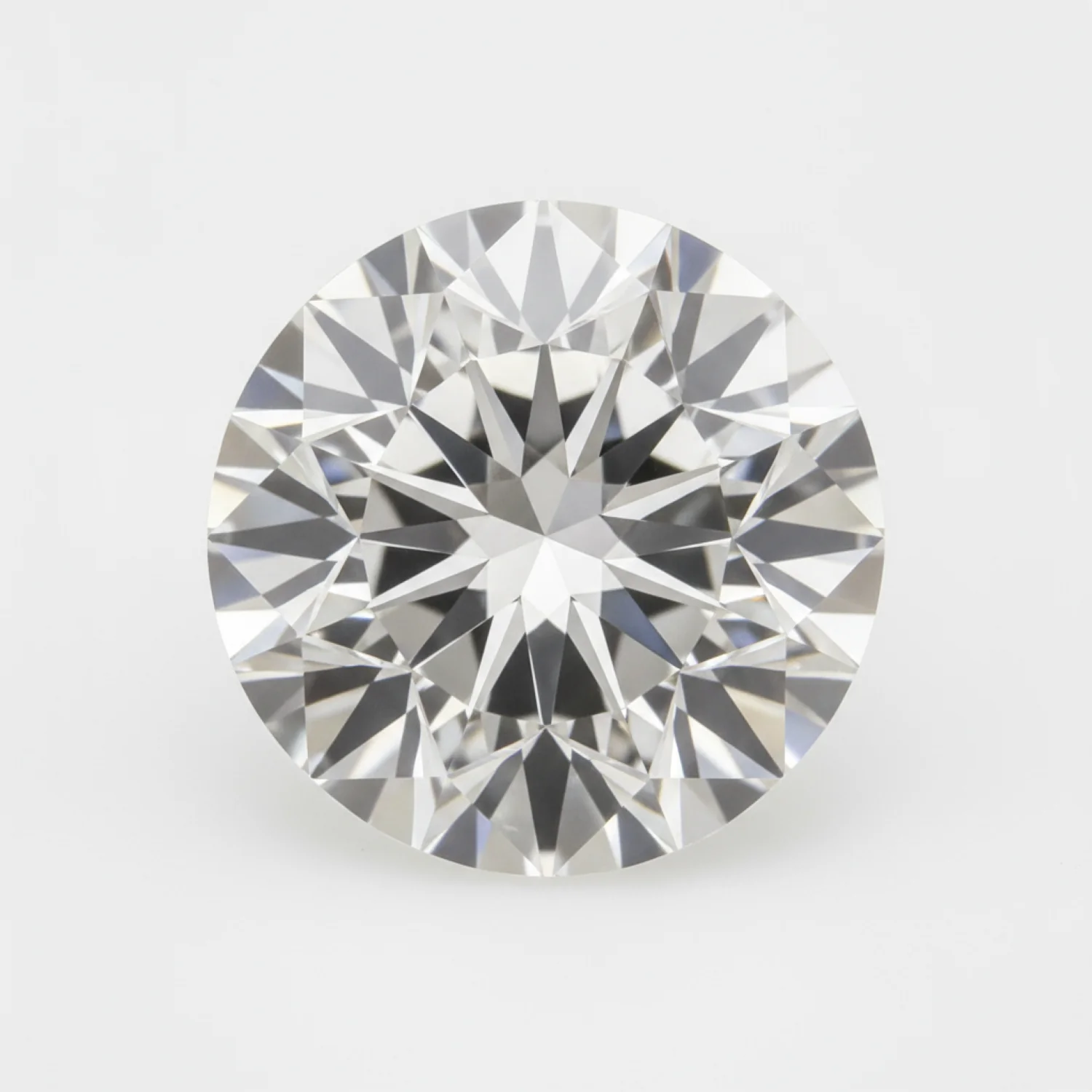Lab Grown Diamond 1PC Large 12x12 MM Round Faceted White High-Quality Man Made Loose Gemstones
