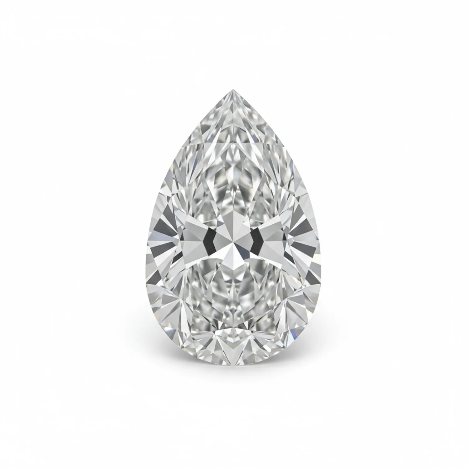 Lab Grown Diamond 1PC Large 9x11 MM Pear Faceted White Brilliant Man Made Loose Gemstones - Image 2