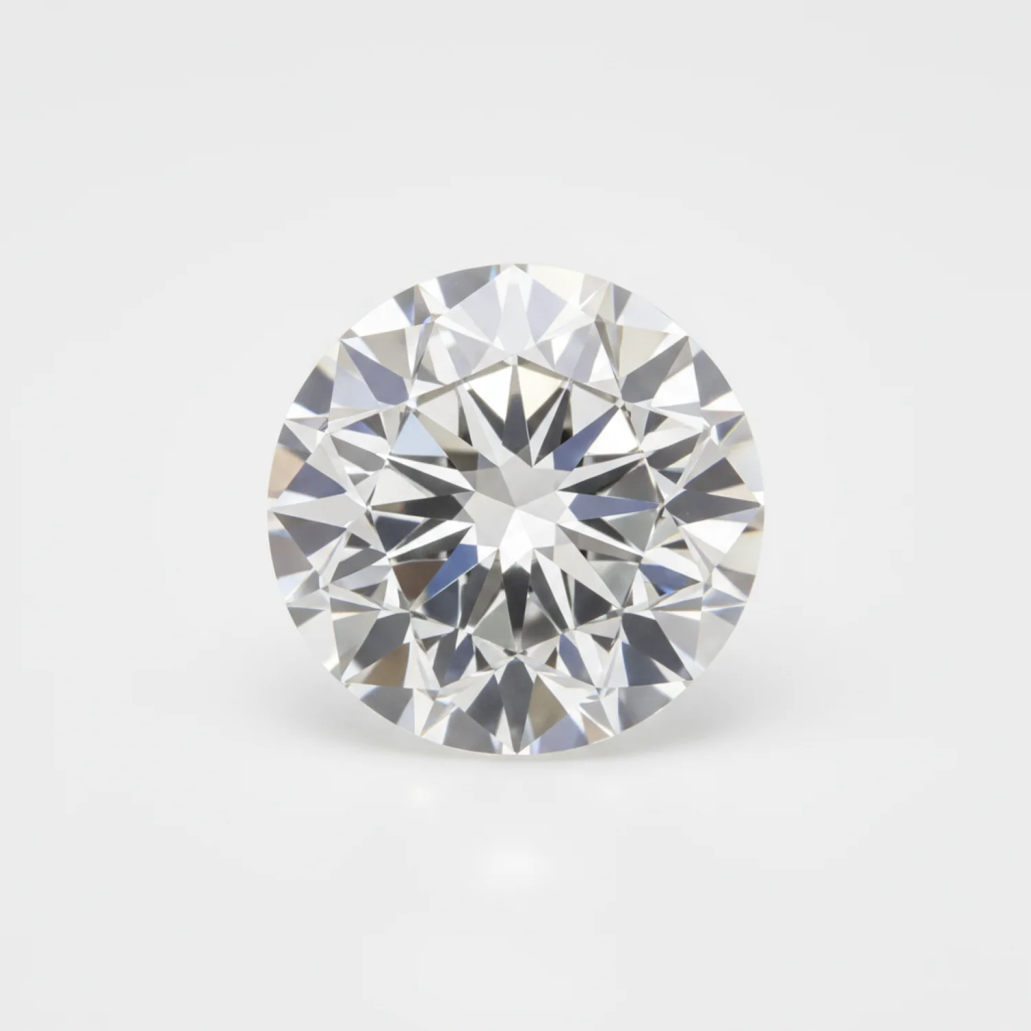 Lab Grown Diamond 1PC Medium 9x9 MM Round Faceted White Lustrous Man Made Gems - Image 2