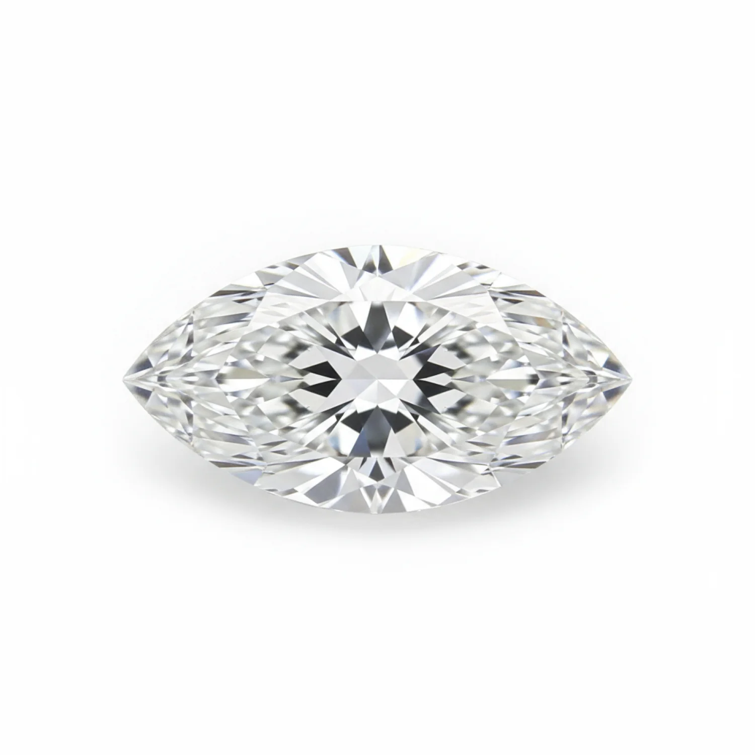 Lab Grown Diamond 1PC Small 5x10 MM Marquise Faceted White Pure Man Made Loose Gems