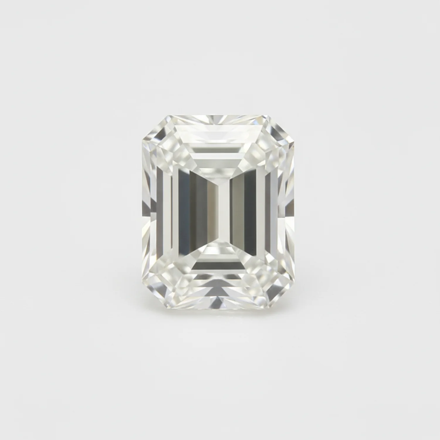 Lab Grown Diamond 1PC Small 6x9 MM Emerald Faceted White Shine Man Made Loose Gems - Image 2